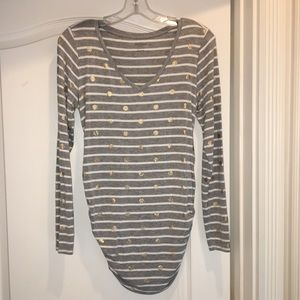 Motherhood Maternity Long Sleeve Shirt
